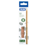 Milan HB Pencil Pack 12 Hexagonal