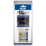 Milan Automatic 2 Hole Battery Pencil Sharpener Navy Blue