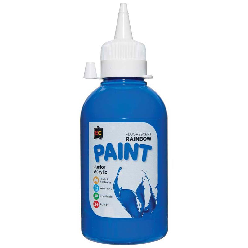 EC Paint Rainbow Fluoro Blue 250ml