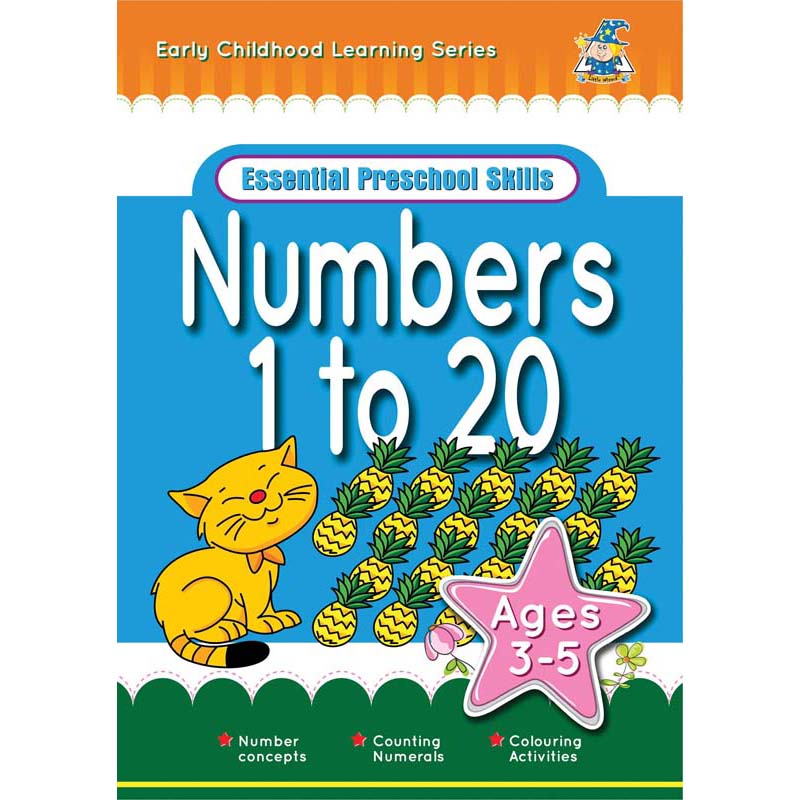 Greenhill Activity Book 3-5yr Numbers 1 To 20