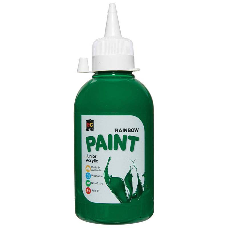 EC Paint Rainbow Acrylic Brilliant Green 250ml