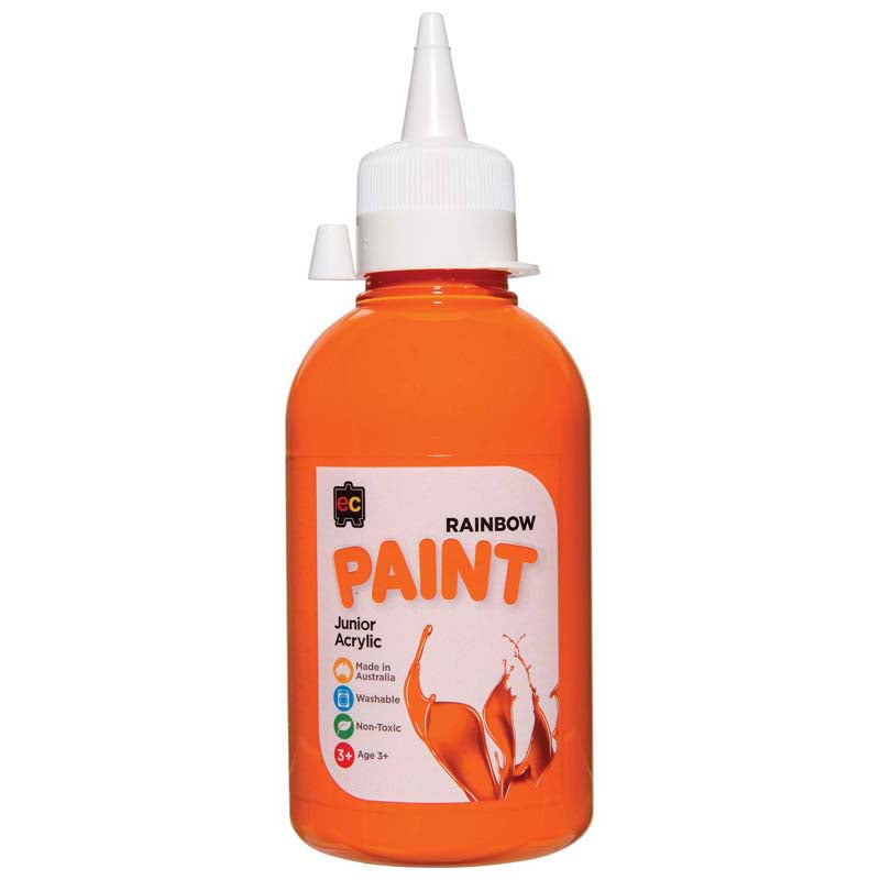 EC Paint Rainbow Acrylic Orange 250ml