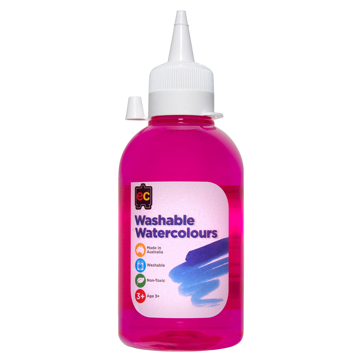 EC Paint Washable Watercolours 250ml Pink