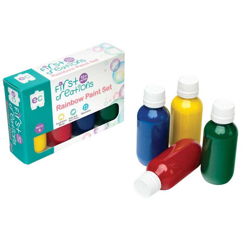 EC First Creations Rainbow Paint Set 4