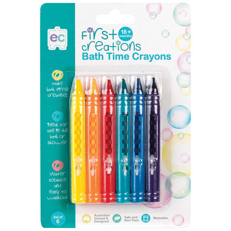 EC First Creations Bath Time Crayons Set 6