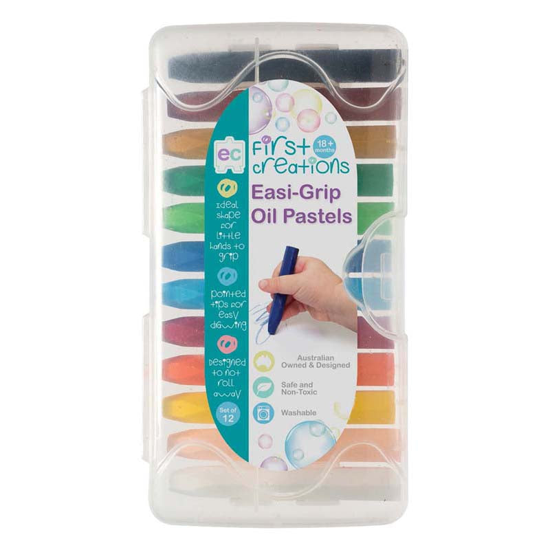 EC First Creations Easi-Grip Oil Pastels Set 12