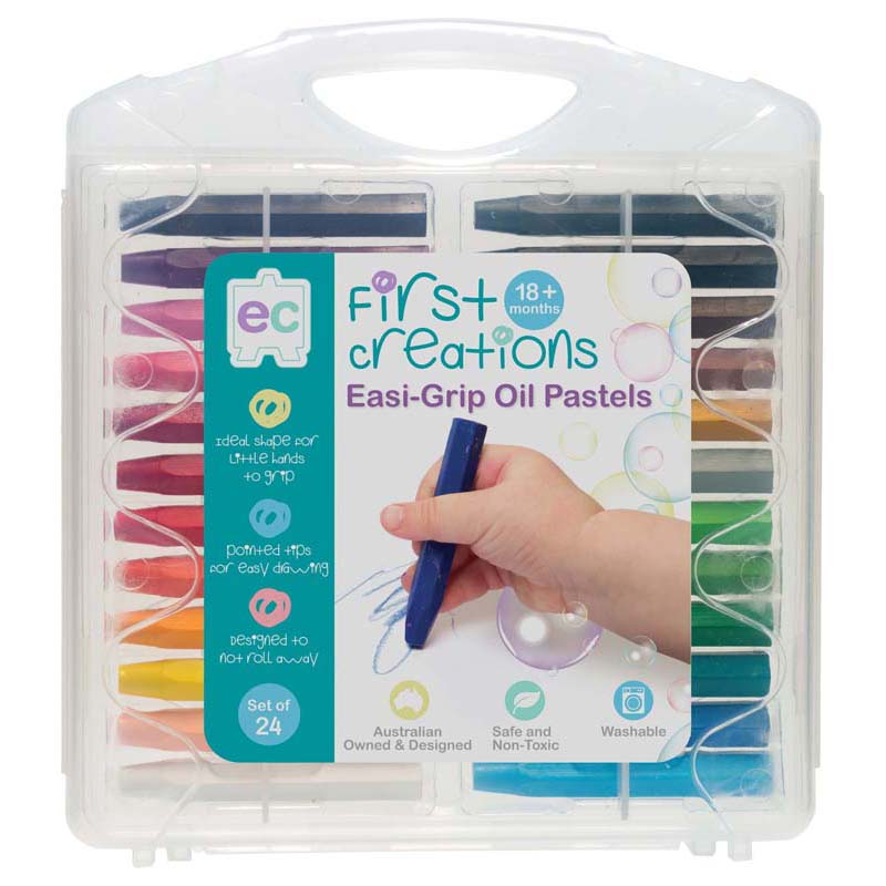 EC First Creations Easi-Grip Oil Pastels Set 24