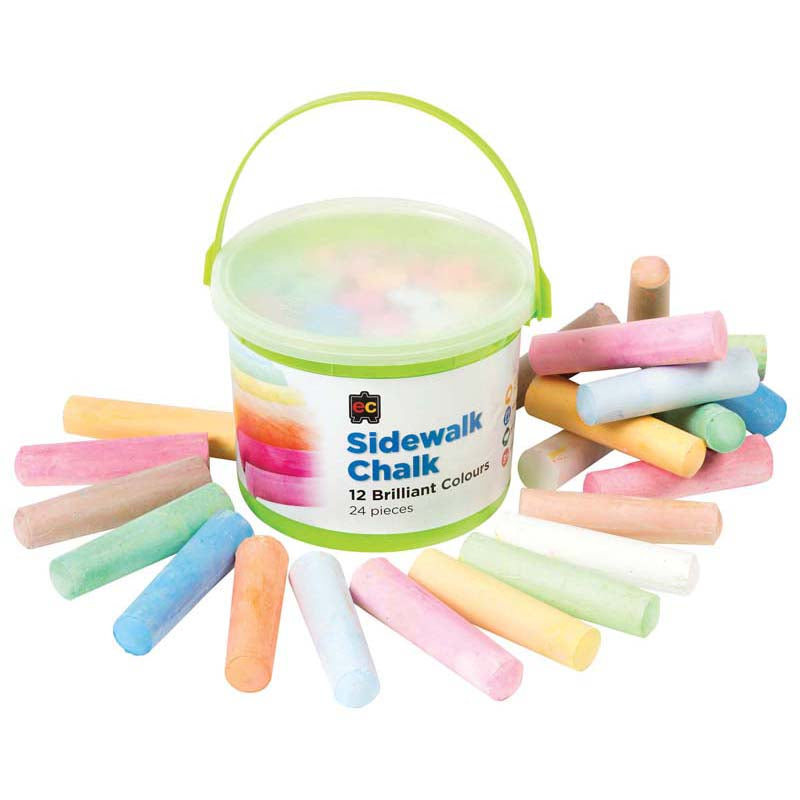 EC Sidewalk Chalk Bucket 24