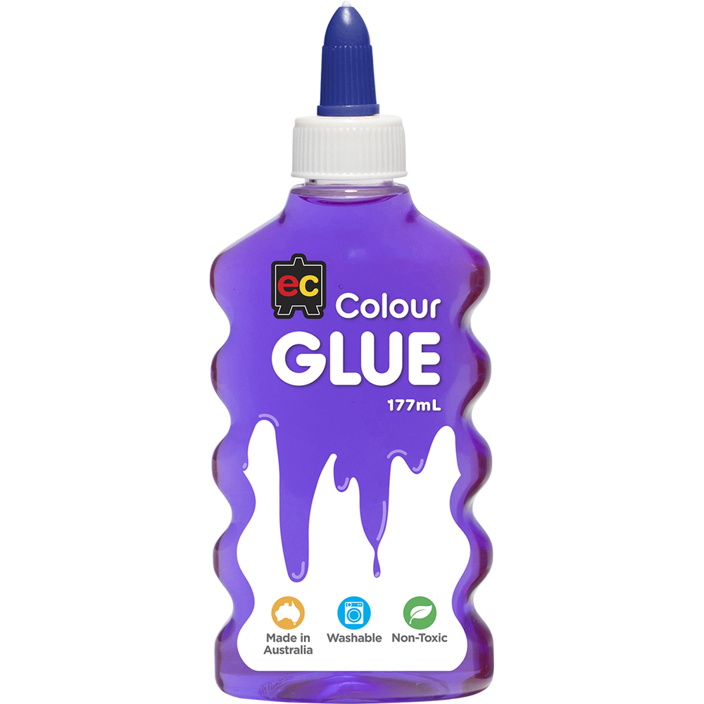 EC Coloured Glue 177ml Purple