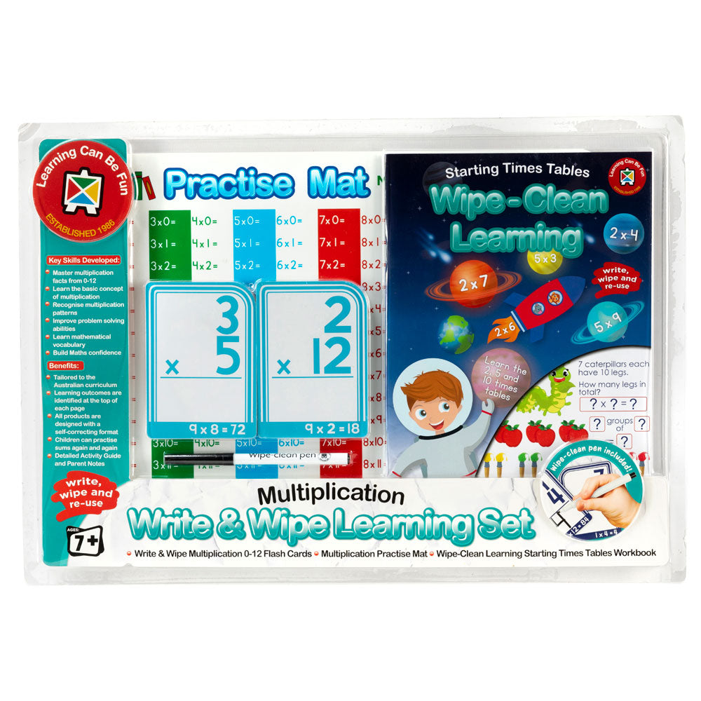 LCBF Write & Wipe Learning Set Multiplication