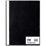 FM Cover Report A4 Black PVC