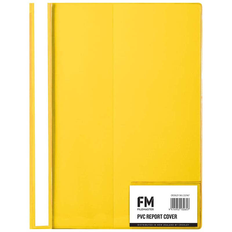 FM Cover Report A4 Yellow PVC