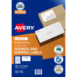 Avery Label J8651-50 Inkjet 65up 50 Sheets 38x21mm - Cafe Supply