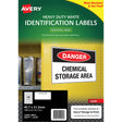 Avery Heavy Duty ID Label L4778 White Laser 45.7x21.2mm 48up 25 Sheets - Cafe Supply