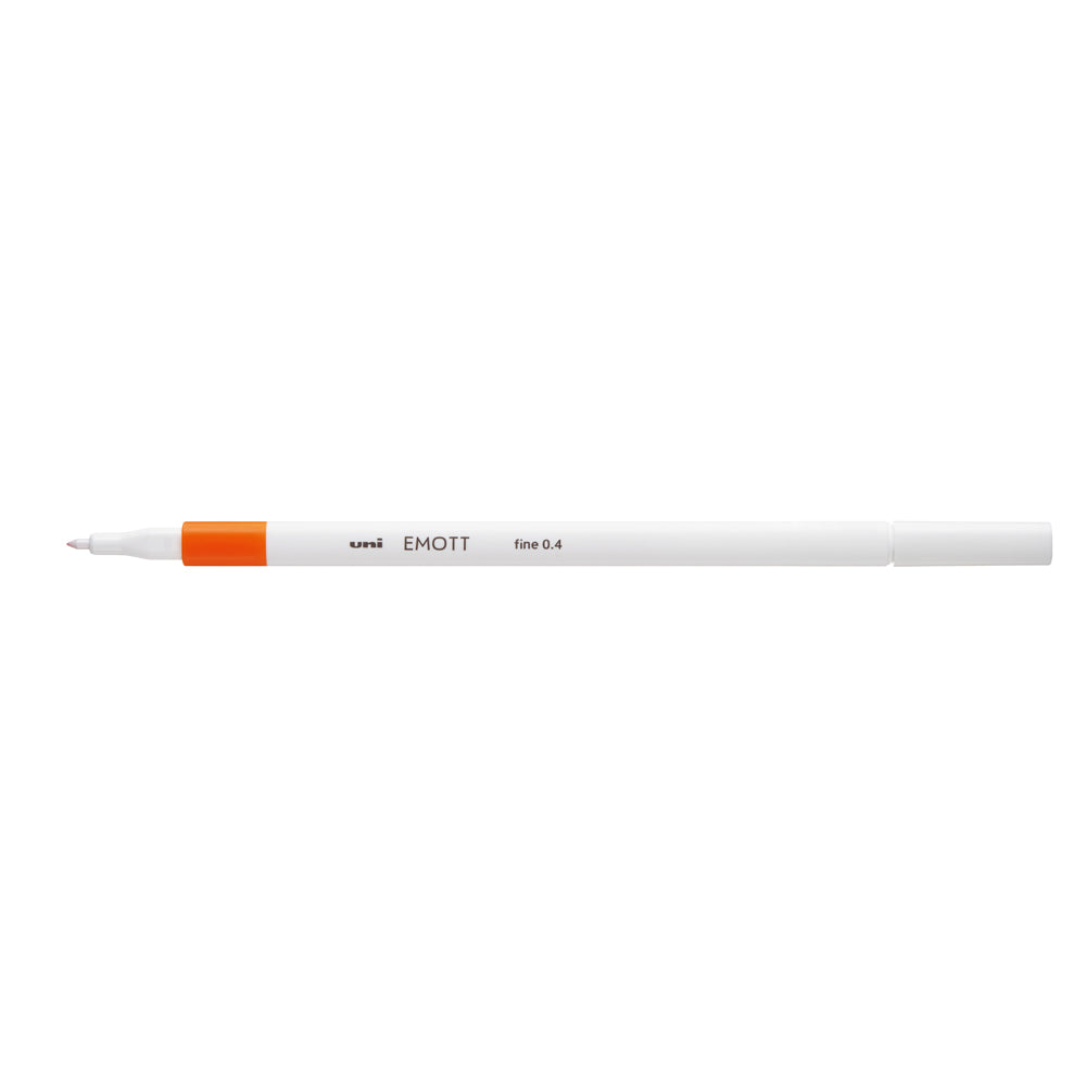 Uni Emott Everfine Fineliner 0.4mm Orange - Cafe Supply