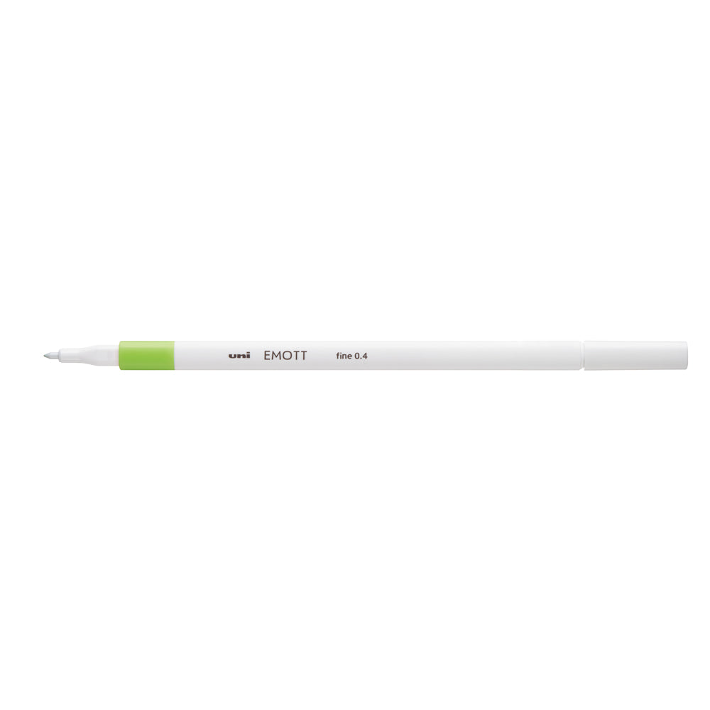 Uni Emott Everfine Fineliner 0.4mm Light Green - Cafe Supply