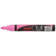 Uni Chalk Marker 1.8-2.5mm Bullet Tip Fluoro Pink PWE-5M - Cafe Supply