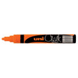 Uni Chalk Marker 1.8-2.5mm Bullet Tip Fluoro Orange PWE-5M - Cafe Supply