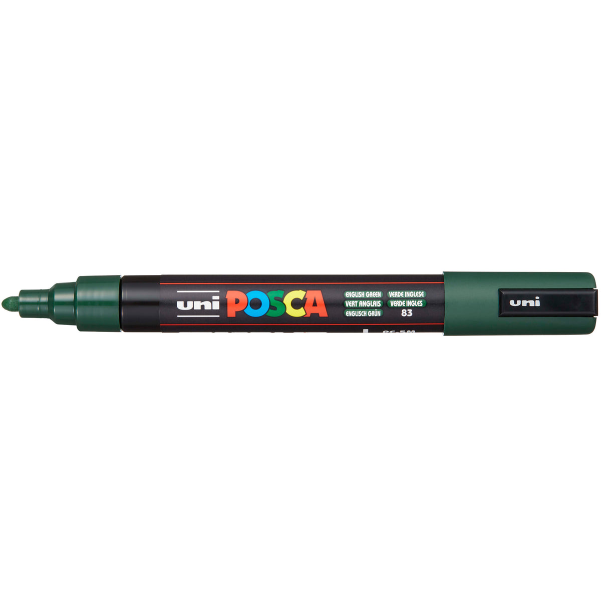 Uni Posca Marker 1.8-2.5mm Med Bullet English Green PC-5M - Cafe Supply