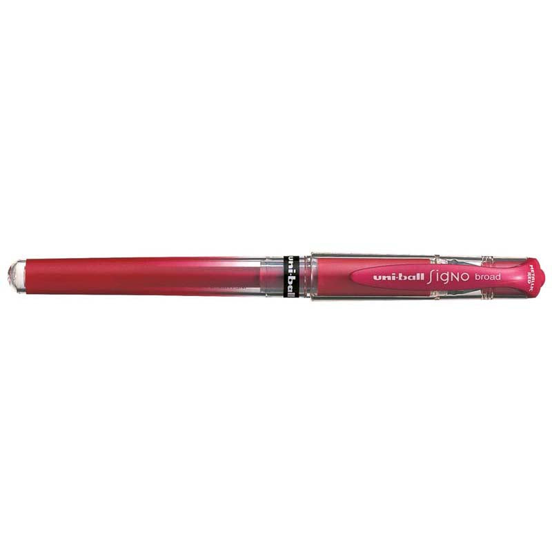 Uni-ball Signo Broad 1.0mm Capped Metallic Red UM-153 - Cafe Supply