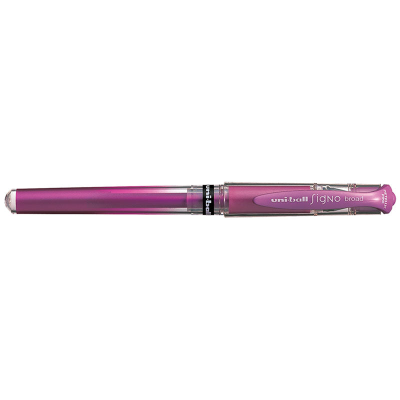 Uni-ball Signo Broad 1.0mm Capped Metallic Pink UM-153 - Cafe Supply