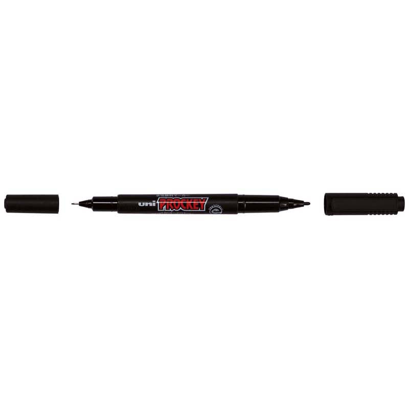 Uni Prockey Marker Dual Tip 0.4/0.9mm Black PM-120 - Cafe Supply