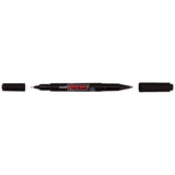 Uni Prockey Marker Dual Tip 0.4/0.9mm Black PM-120 - Cafe Supply