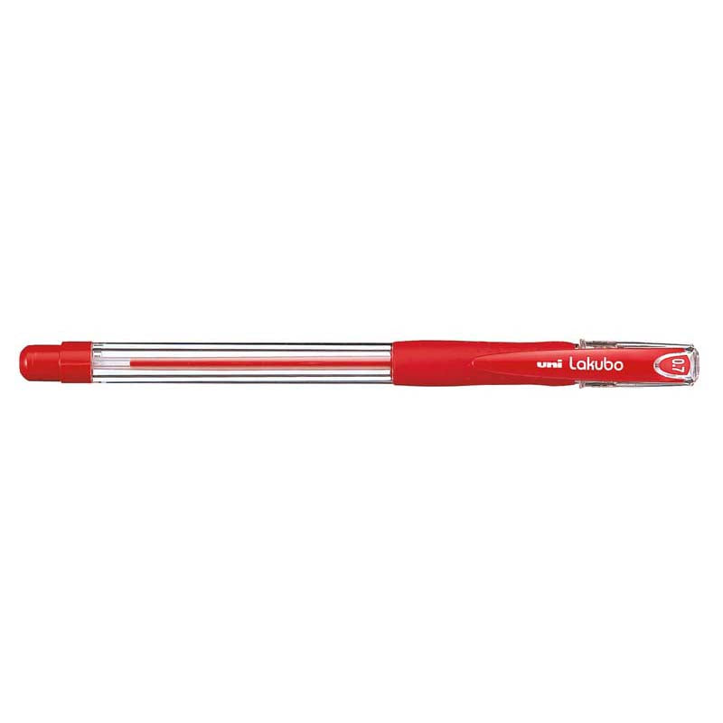 Uni Lakubo Capped Ballpoint 0.7mm Red SG-100 - Cafe Supply