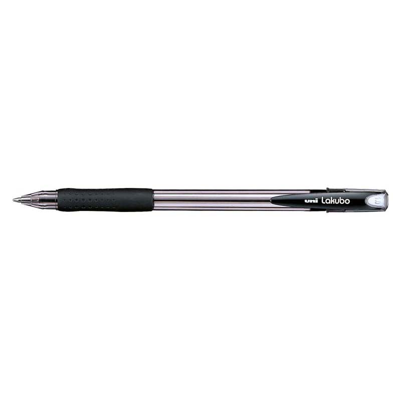 Uni Lakubo Capped Ballpoint 1.0mm Black SG-100 - Cafe Supply