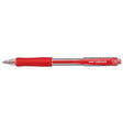 Uni Laknock 0.7mm Retractable Fine Red SN-100 - Cafe Supply