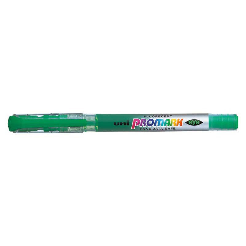 Uni Promark Highlighter 4.0mm Chisel Green USP-105 - Cafe Supply