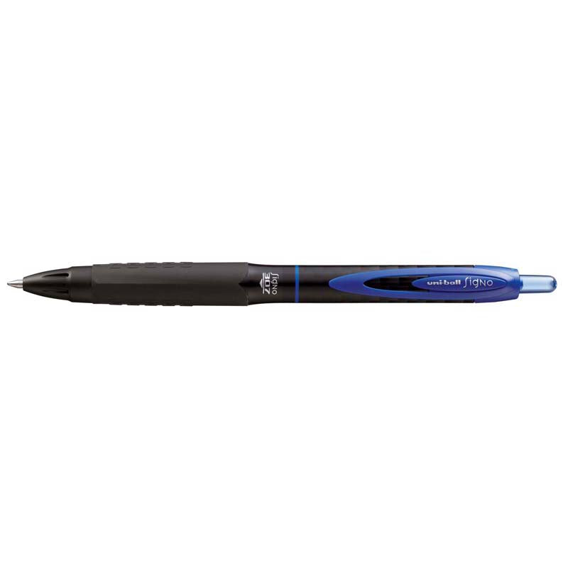 Uni-ball Signo 307 Retractable Gel 0.7mm Blue UMN-307 - Cafe Supply