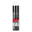 Uni Pin Fineline Permanent Drawing Set 3 Piece - Cafe Supply