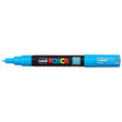 Uni Posca Marker 0.7mm Ultra-Fine Round Tip Light Blue PC-1M - Cafe Supply