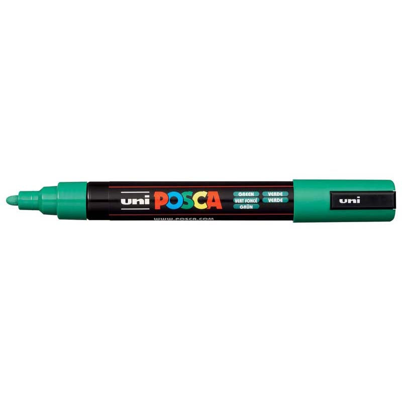 Uni Posca Marker 1.8-2.5mm Med Bullet Green PC-5M - Cafe Supply