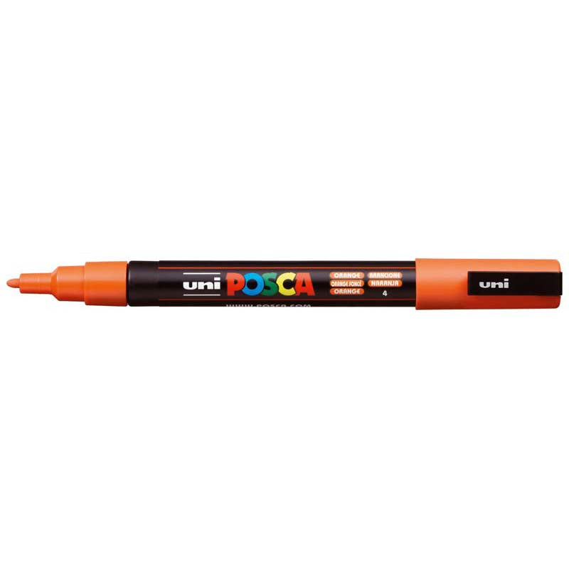 Uni Posca Marker 0.9-1.3mm Fine Orange PC-3M - Cafe Supply