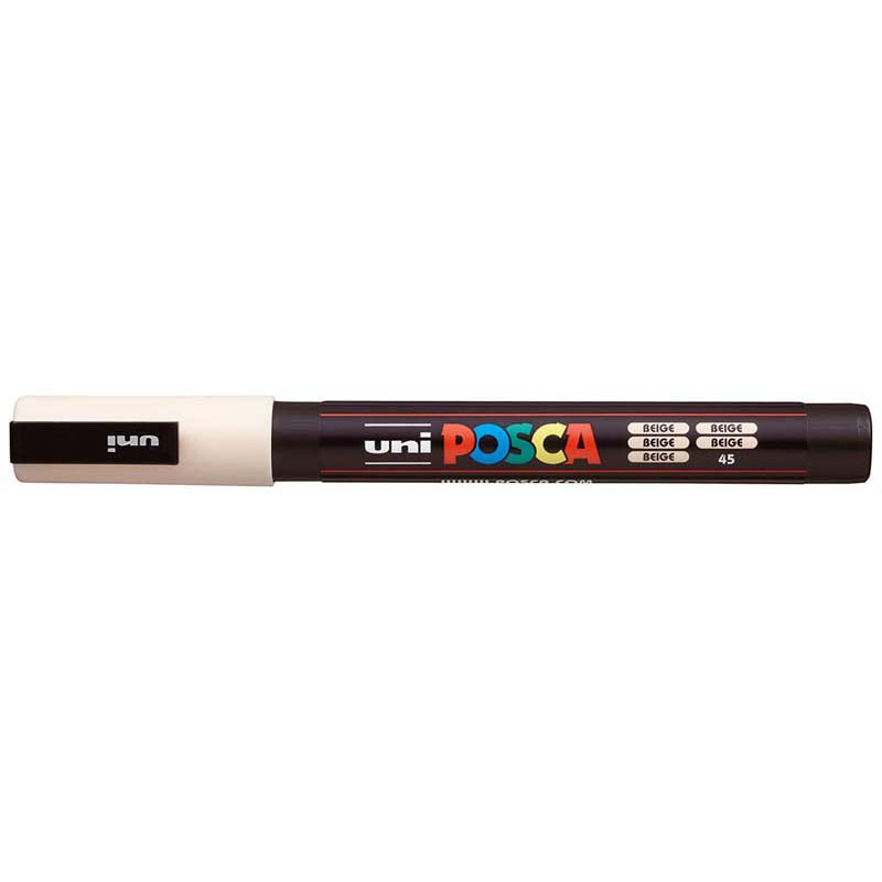 Uni Posca Marker 0.9-1.3mm Fine Beige PC-3M - Cafe Supply