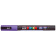 Uni Posca Marker 0.9-1.3mm Fine Glitter Violet PC-3M - Cafe Supply