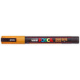 Uni Posca Marker 0.9-1.3mm Fine Glitter Orange PC-3M - Cafe Supply