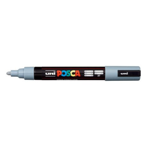 Uni Posca Marker 1.8-2.5mm Med Bullet Grey PC-5M - Cafe Supply