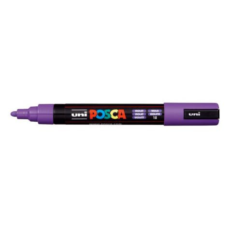 Uni Posca Marker 1.8-2.5mm Med Bullet Violet PC-5M - Cafe Supply