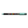 Uni Posca Marker 0.7mm Ultra-Fine Pin Tip Met Green PC-1MR - Cafe Supply