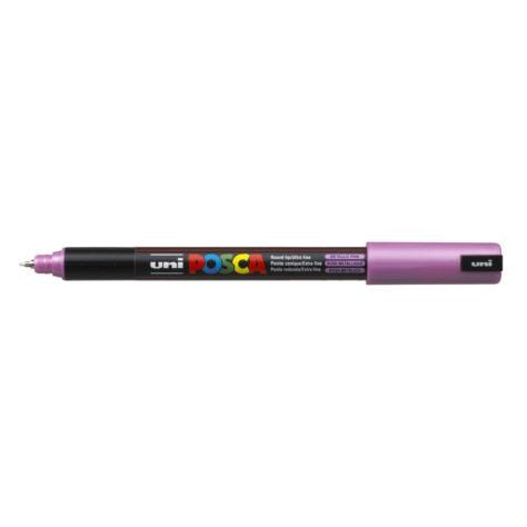 Uni Posca Marker 0.7mm Ultra-Fine Pin Tip Met Pink PC-1MR - Cafe Supply