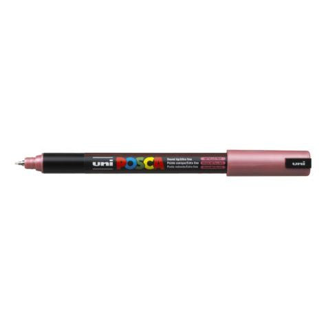 Uni Posca Marker 0.7mm Ultra-Fine Pin Tip Met Red PC-1MR - Cafe Supply