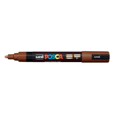 Uni Posca Marker 1.8-2.5mm Med Bullet Brown PC-5M - Cafe Supply