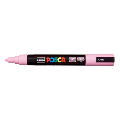 Uni Posca Marker 1.8-2.5mm Med Bullet Light Pink PC-5M - Cafe Supply