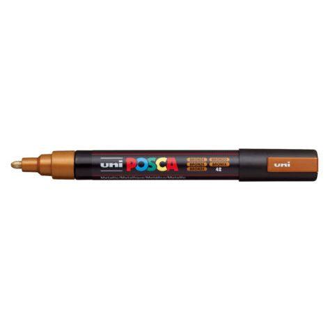 Uni Posca Marker 1.8-2.5mm Med Bullet Bronze PC-5M - Cafe Supply