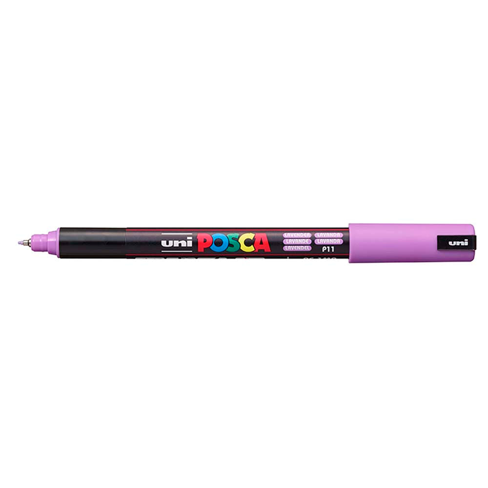 Uni Posca Marker 0.7mm Ultra-Fine Pin Tip Lavender PC-1MR - Cafe Supply