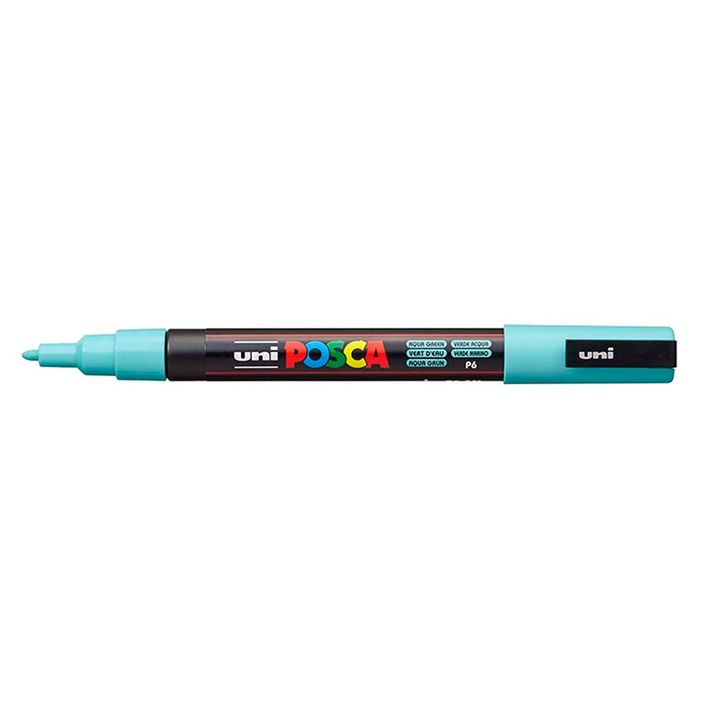 Uni Posca Marker 0.9-1.3mm Fine Aqua Green PC-3M - Cafe Supply