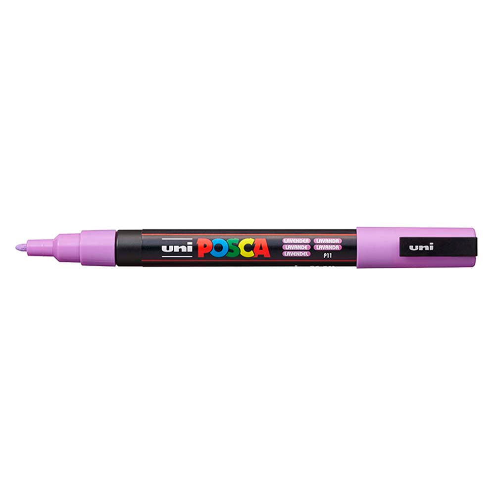 Uni Posca Marker 0.9-1.3mm Fine Lavender PC-3M - Cafe Supply